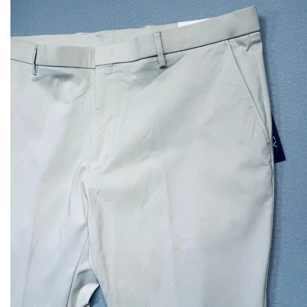 Tommy Hilfiger Men's Modern-Fit Solid Dress Pants - Butter 40x32 $95